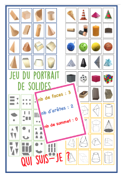 Jeu du portrait de solides